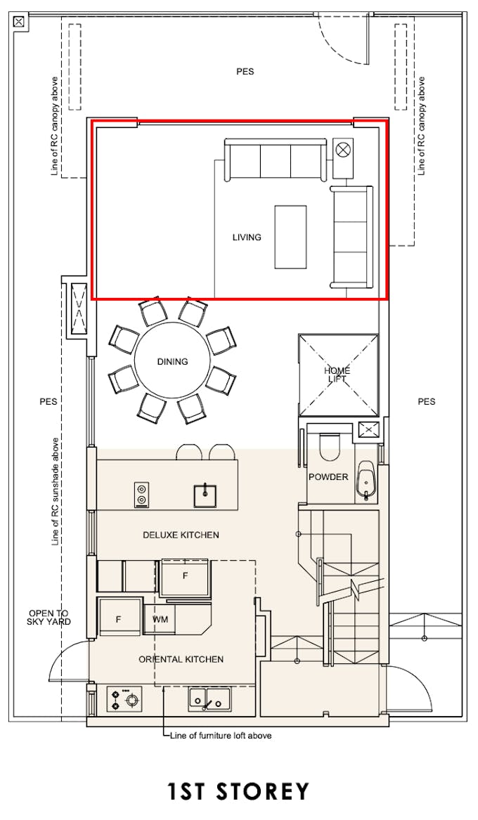 belgravia ace living room floor plan