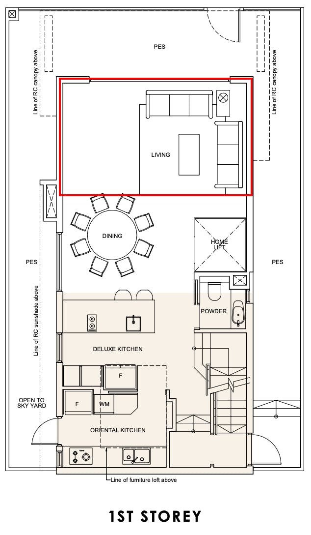 belgravia ace living room floor plan