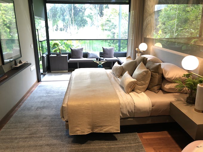 midtown modern master bedroom