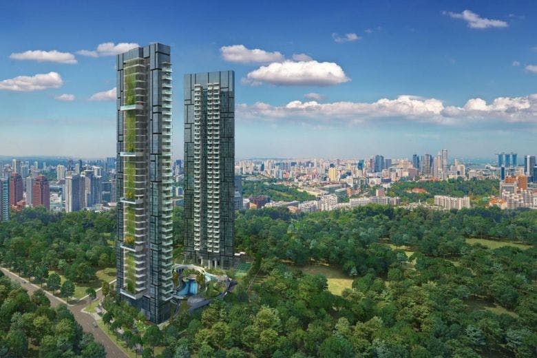 A ravishing artist's impression of the 8 St Thomas condominium
