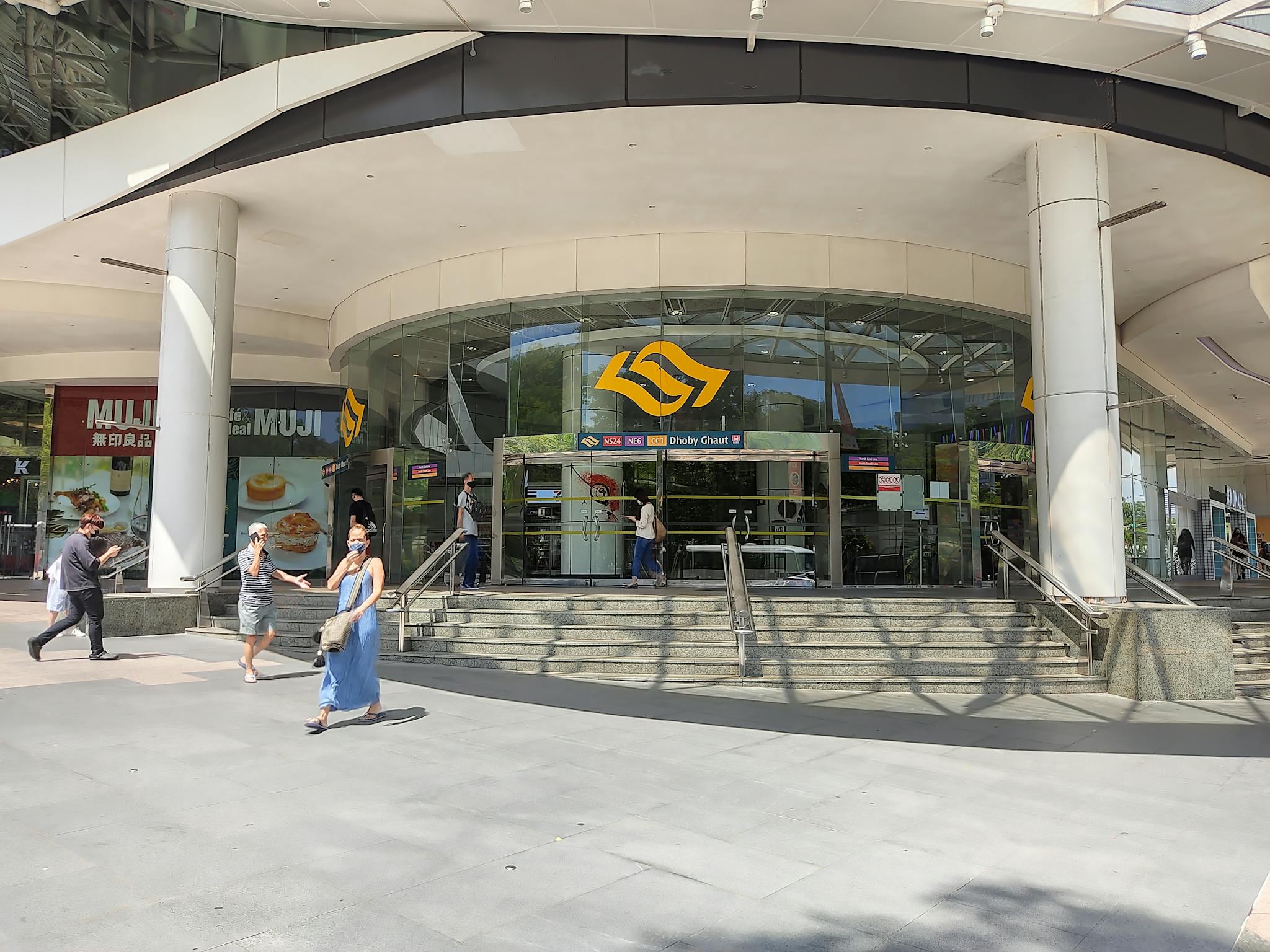 Dhoby Ghaut MRT Station entrance 