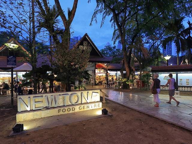 Newton Food Centre Sign
