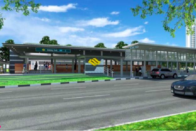 Upcoming Katong Park MRT is just 5 minutes away.