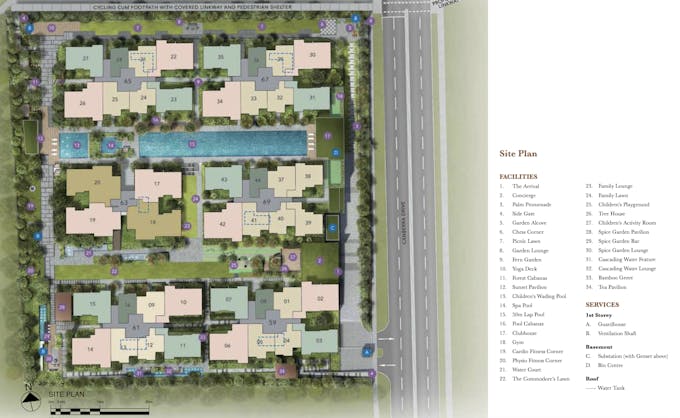 the commodore site plan