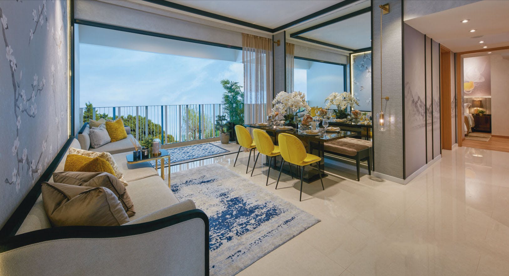 The interior of a home in The Jovel. 99.co.