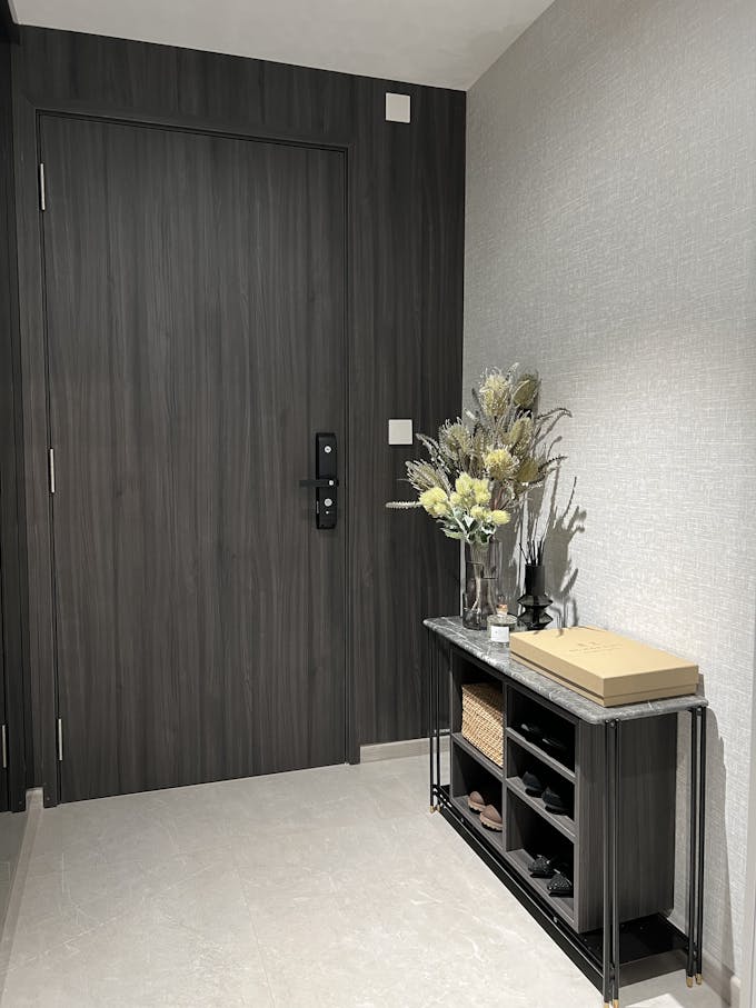 sky eden 3 bedroom unit foyer area