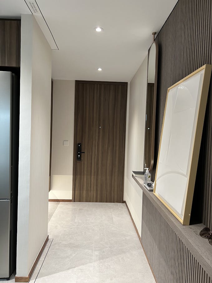 lentor modern 3 bedroom unit corridor