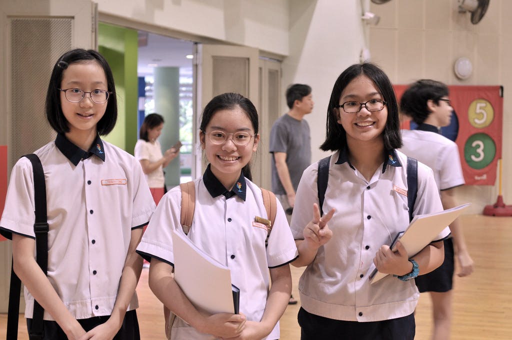 Students at Cantonment Primary School