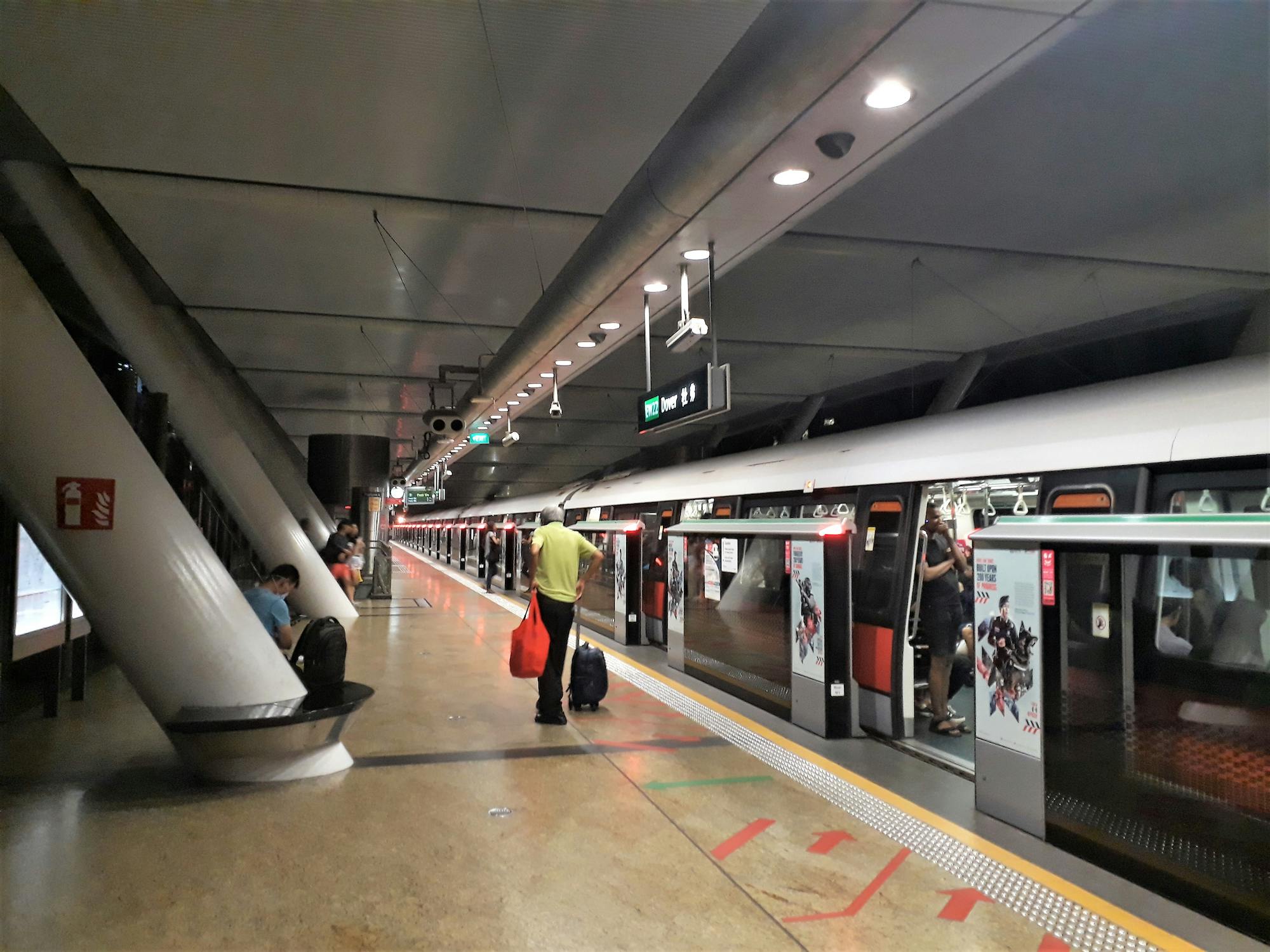 Dover MRT Station platform
