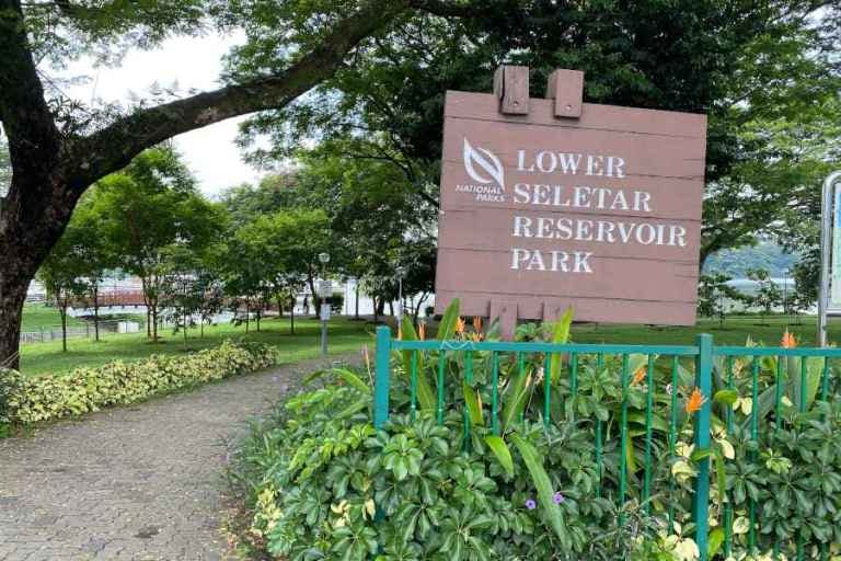 Lower Seletar Reservoir Park sign