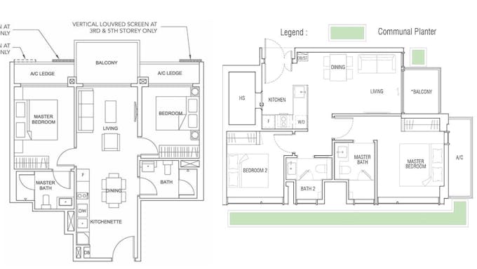 jervois mansion vs jervois treasure floor plan