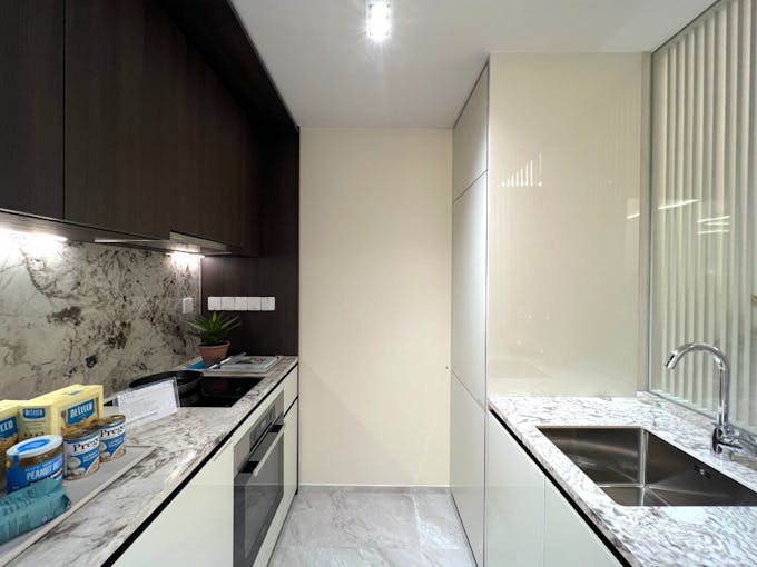 tembusu grand 2 bedroom study kitchen