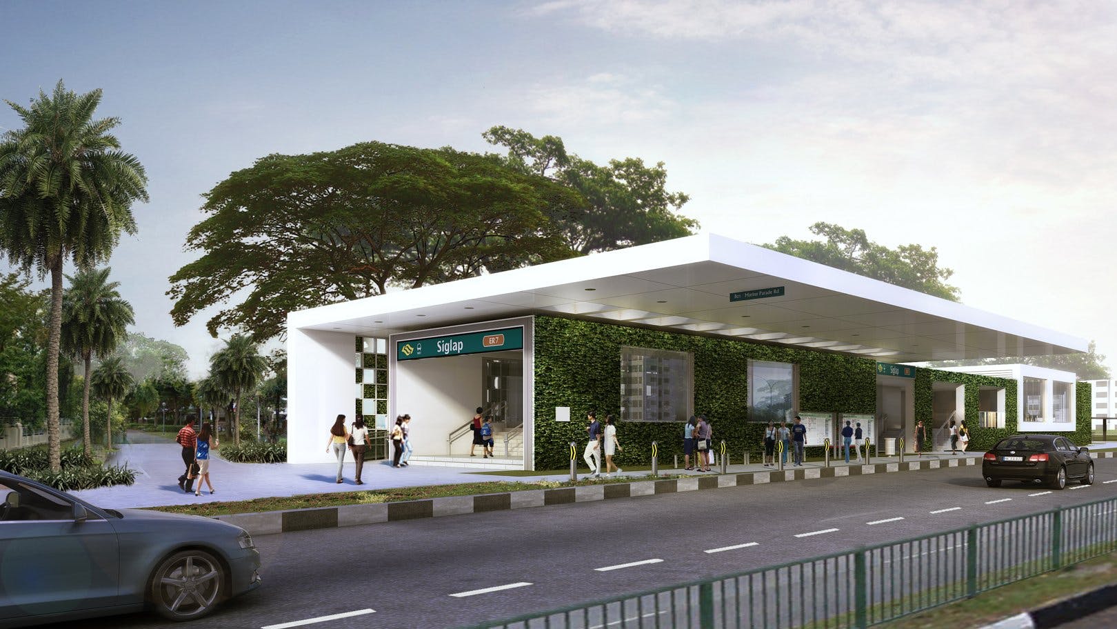 Upcoming SIglap MRT Station