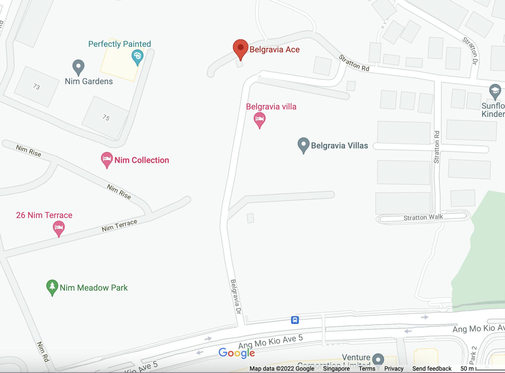 belgravia ace location on google maps