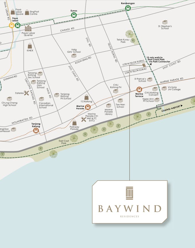 baywind residences location map
