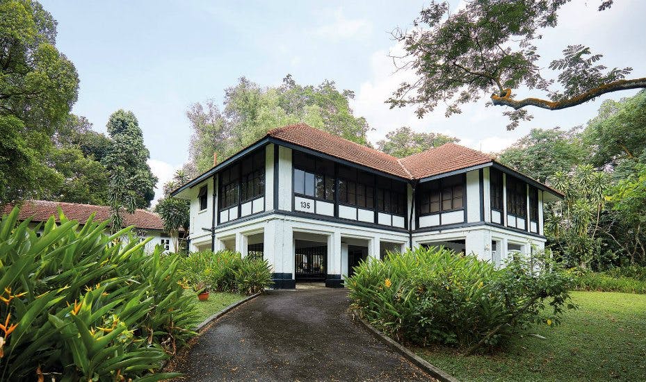 Seletar black and white bungalows