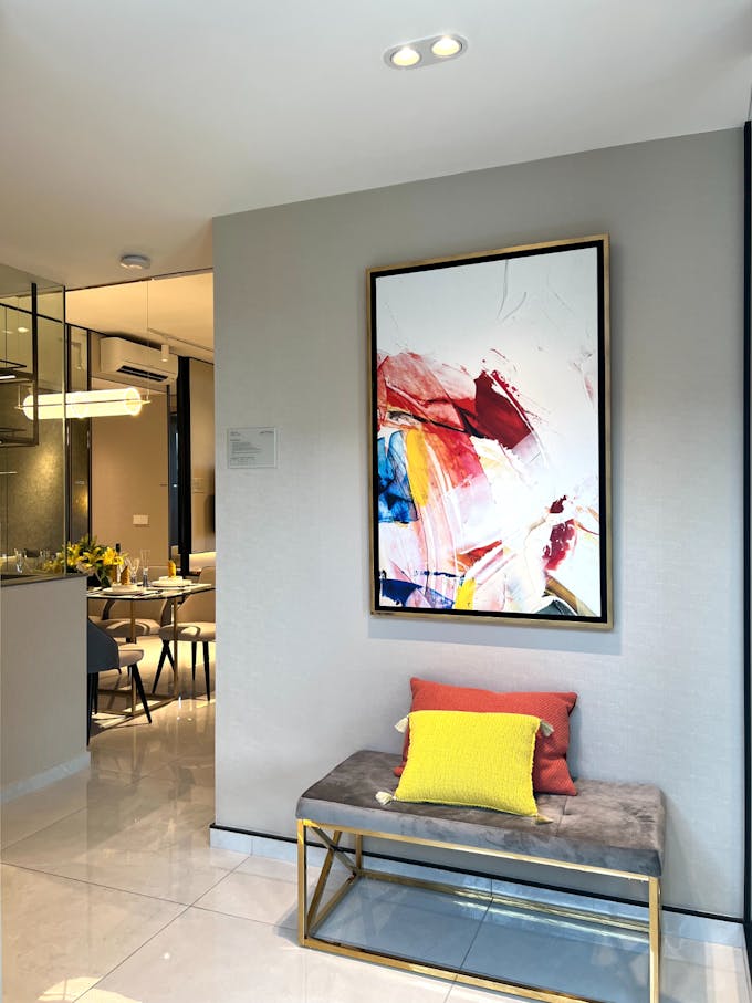 lentor hills residences 3 bedroom entrance