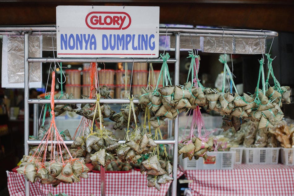 Nonya Dumplings are part of Singapore's rich food culture.