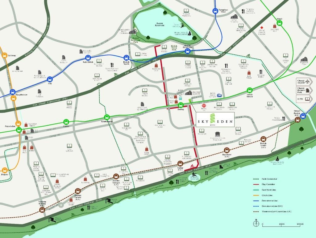 sky eden location map