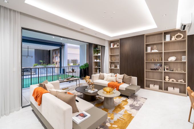 tenet ec 4 bedroom living area and balcony