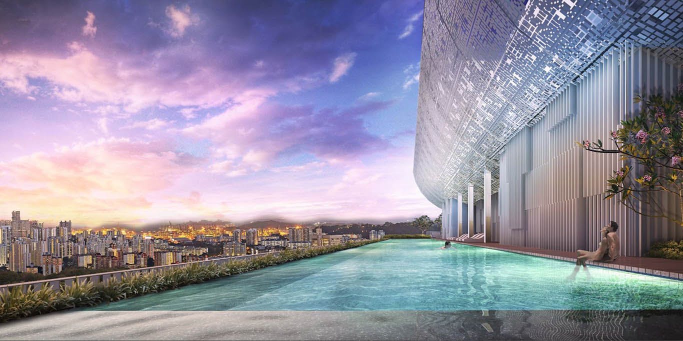 There's nothing quite like dipping your toes into a sky pool that spills over into the horizon at Alex Residences.