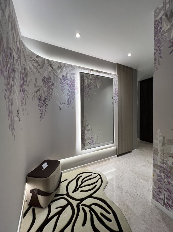 amo residence 3 bedroom premium study foyer area at entrance
