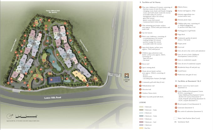 lentor hills residences site plan