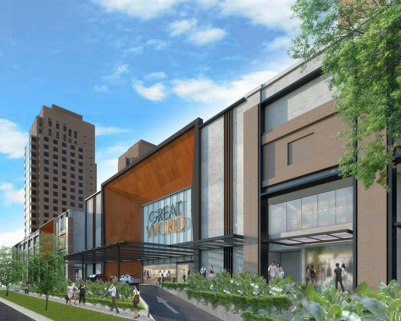 Great World City with a facelift, accompanied by the upcoming Great World CIty MRT Station near Martin Modern.