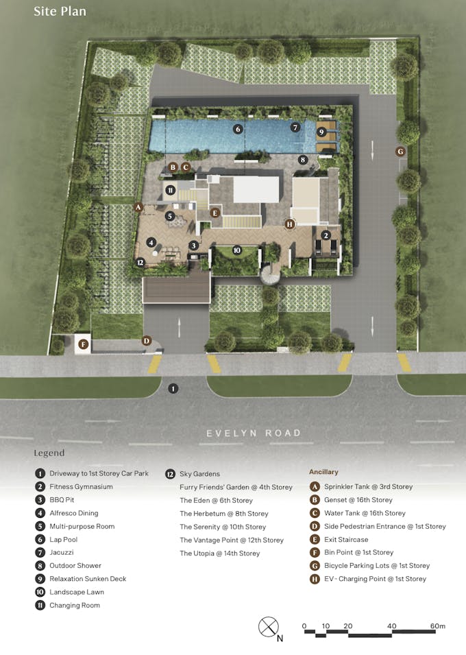 enchante site plan