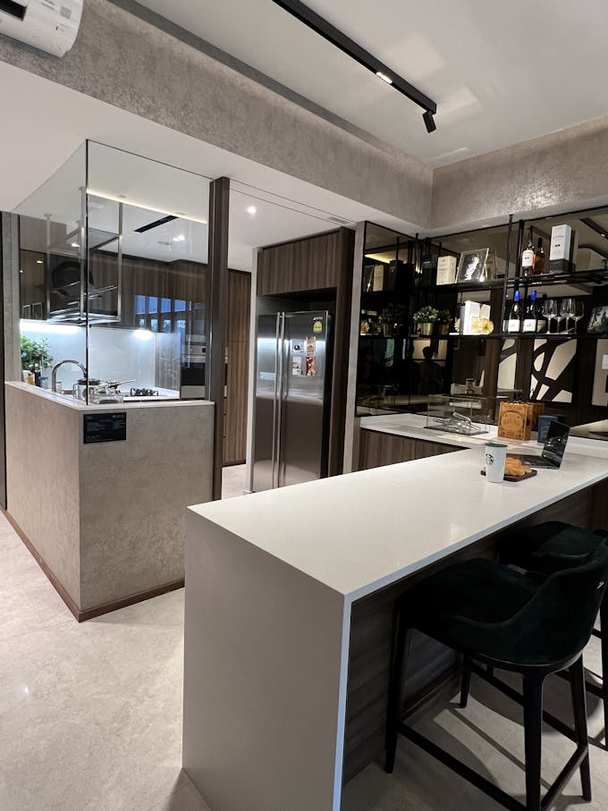lentor modern 4 bedroom unit dry kitchen