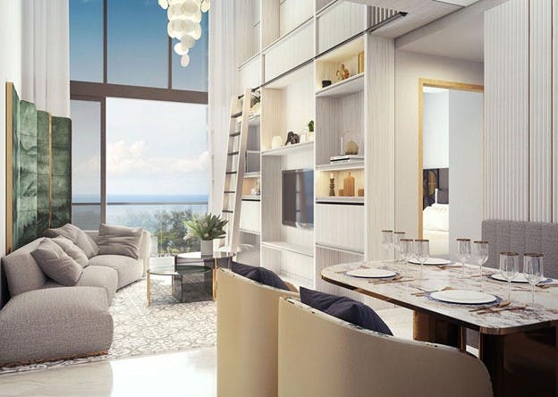 An artist's impression of the luxurious interior of a Dunman Residences unit, which overlook a rare unblocked landed view.