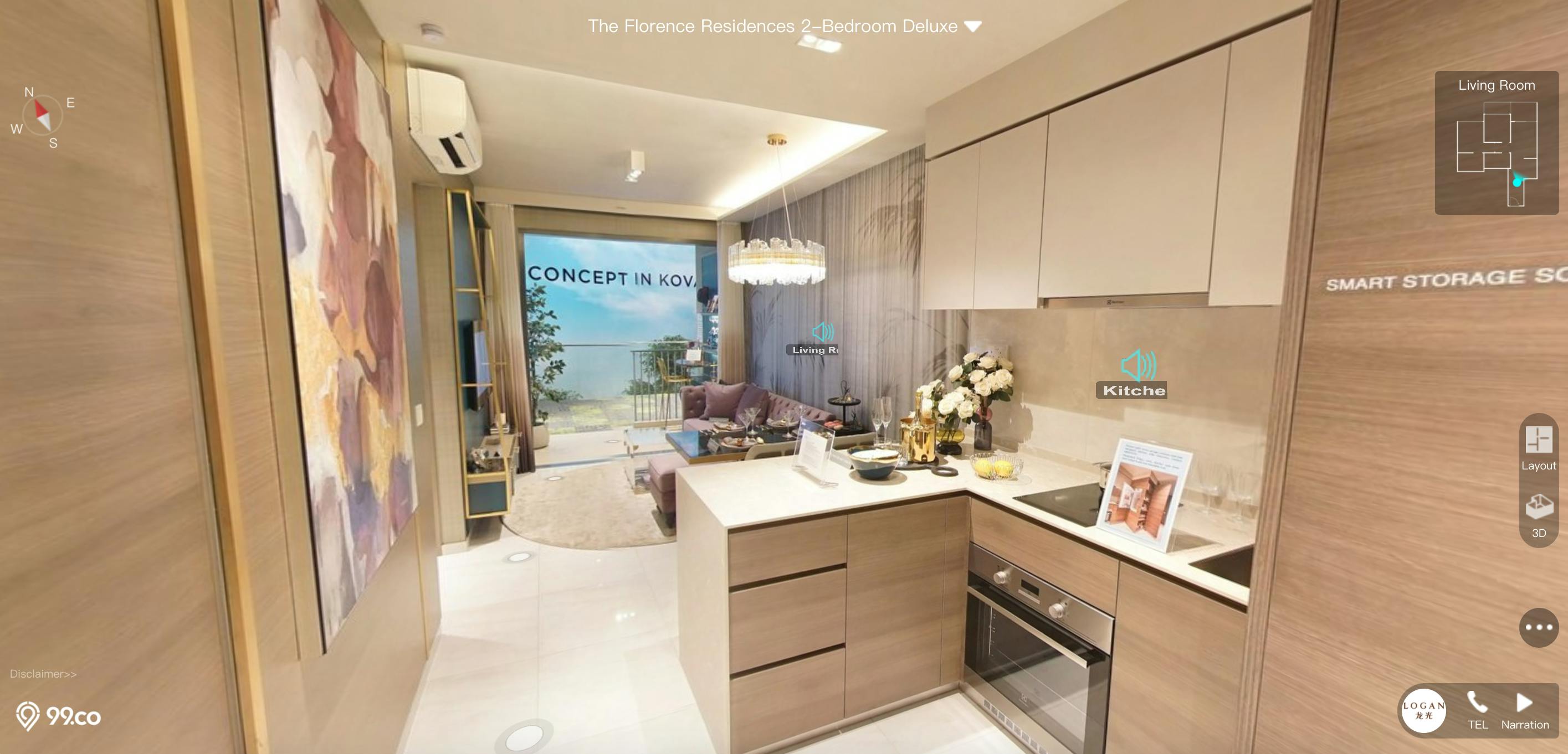The Florence Residences 2 Bedroom Premium