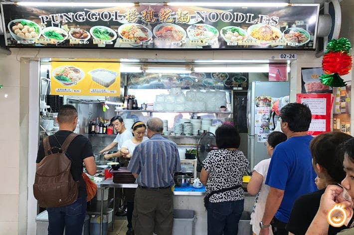 Food stalls in Hainanese Village Centre