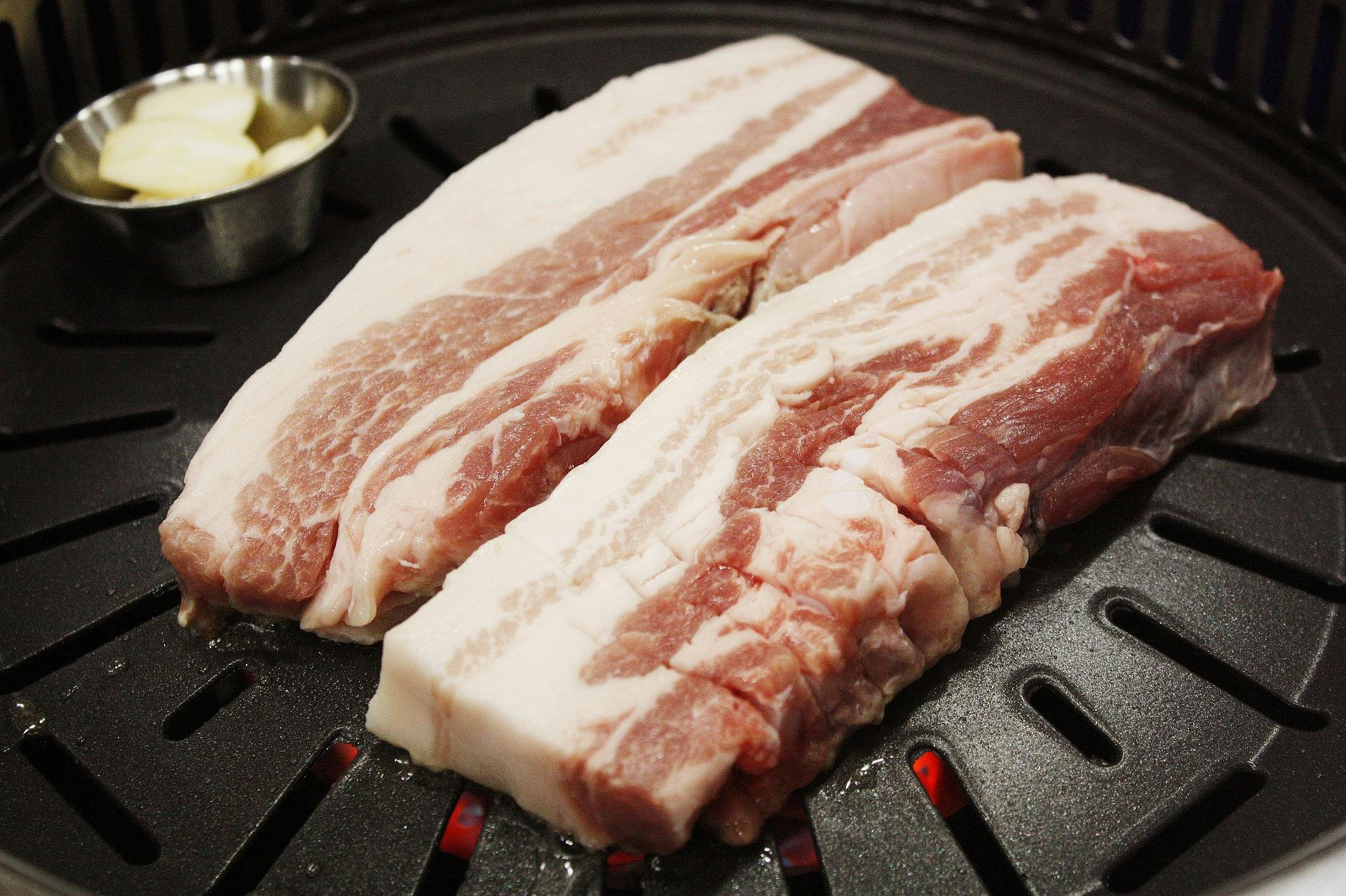 Pork Belly that you can cook at Han Geun Doo Geun Korean BBQ Buffet Restaurant