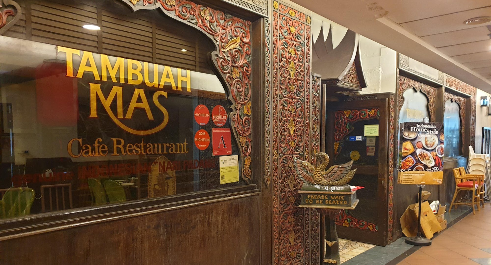 Indonesian restaurant Tambuah Mas