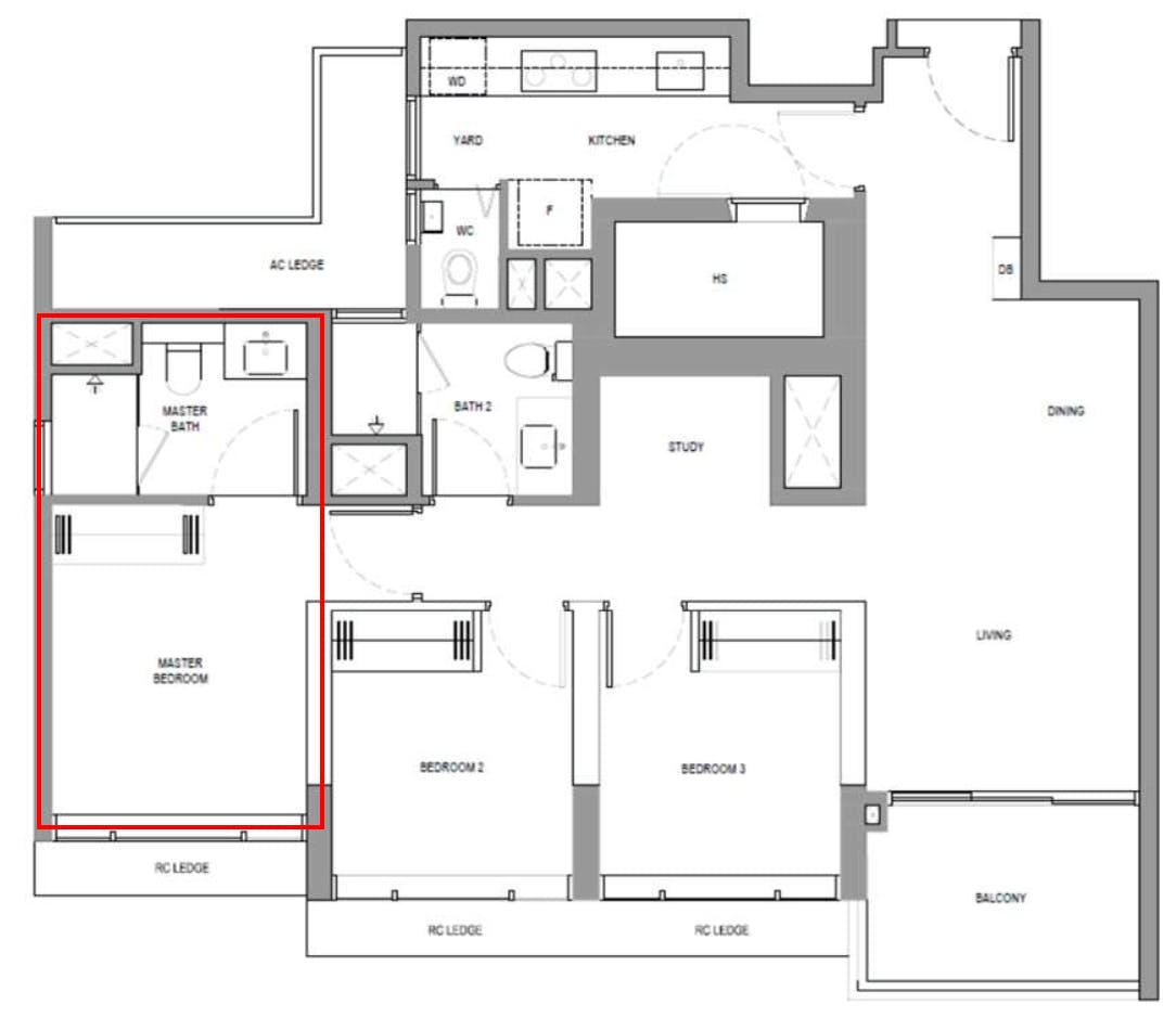 north gaia 3 bedroom yard study master bedroom floor plan 