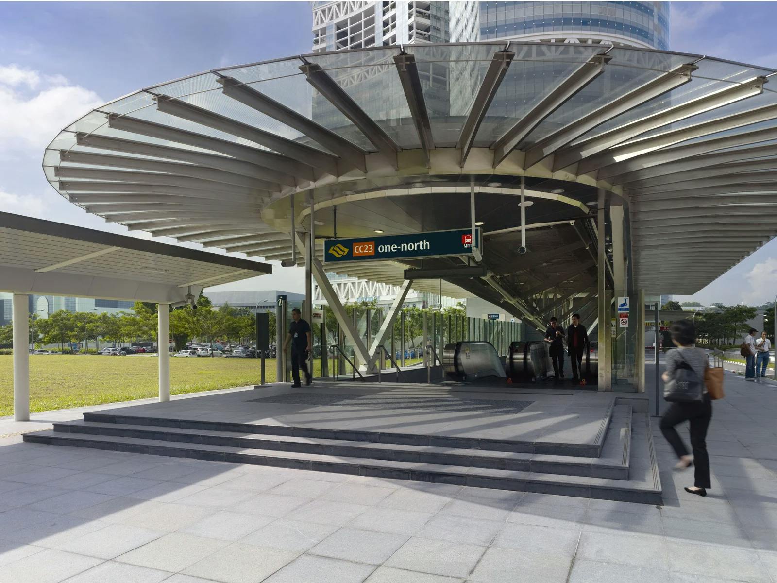 One North MRT Station entrance