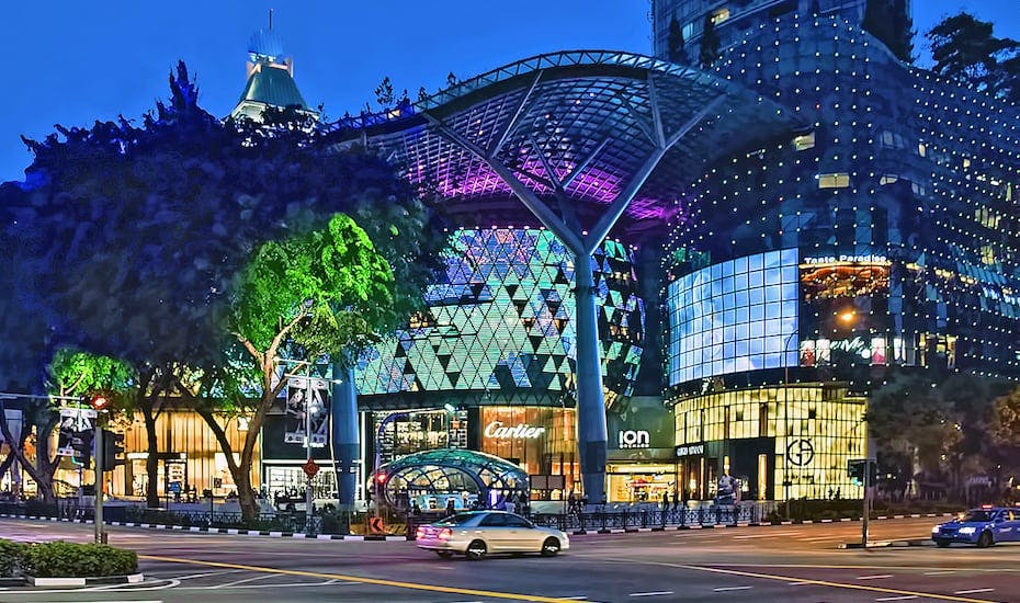 Ion Orchard at Orchard Road just a short 10 minute drive away