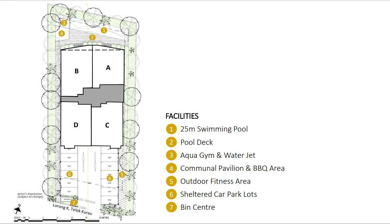 Site plan of K Suites