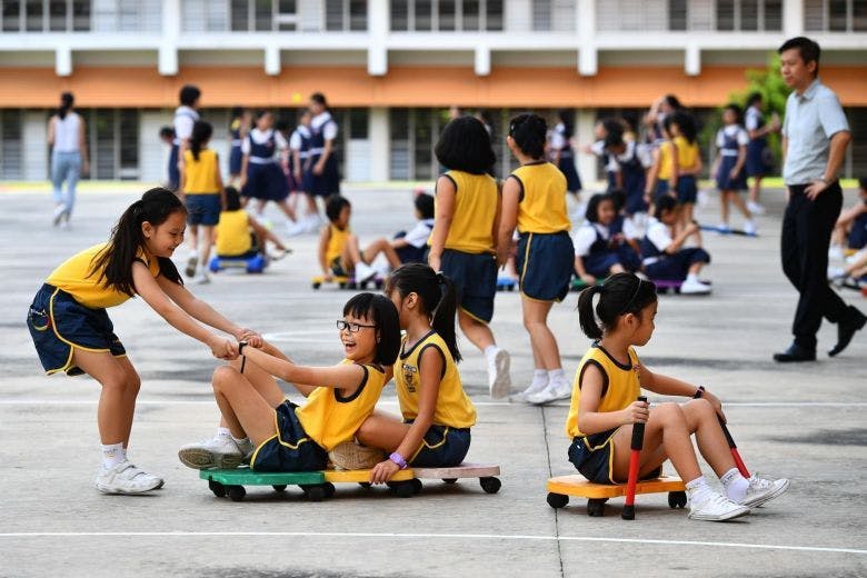 Paya Lebar Methodist Girls' students