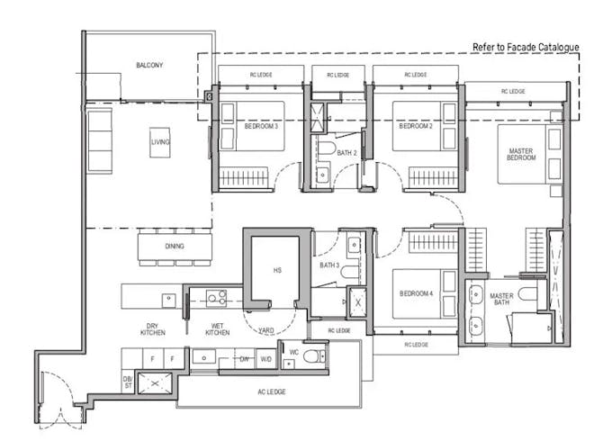 tembusu grand 4 bedroom D1