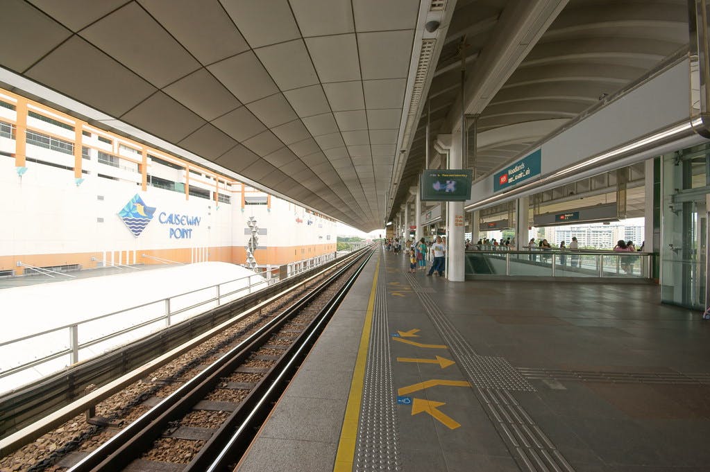 Woodlands MRT Station Platform