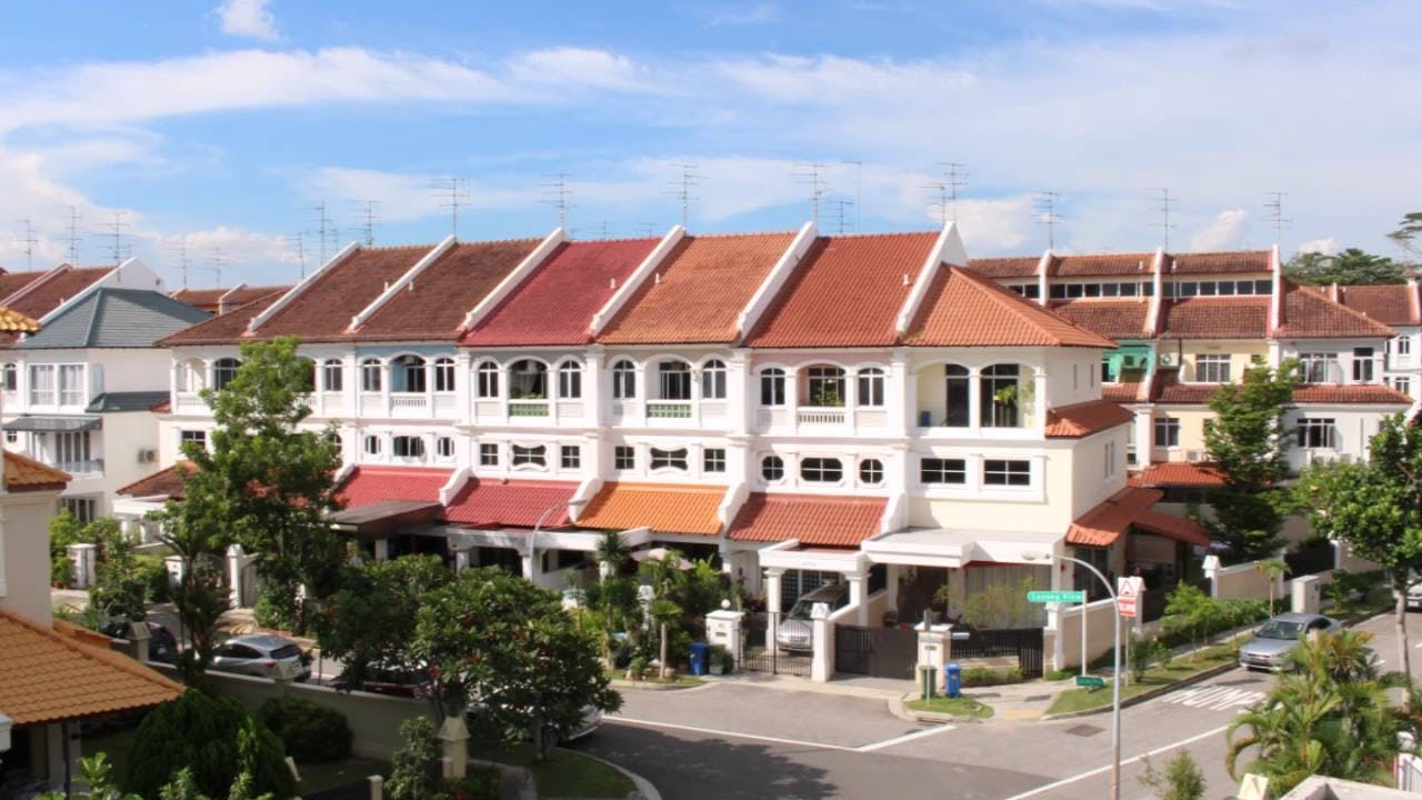 Terrace houses at Loyang Villas