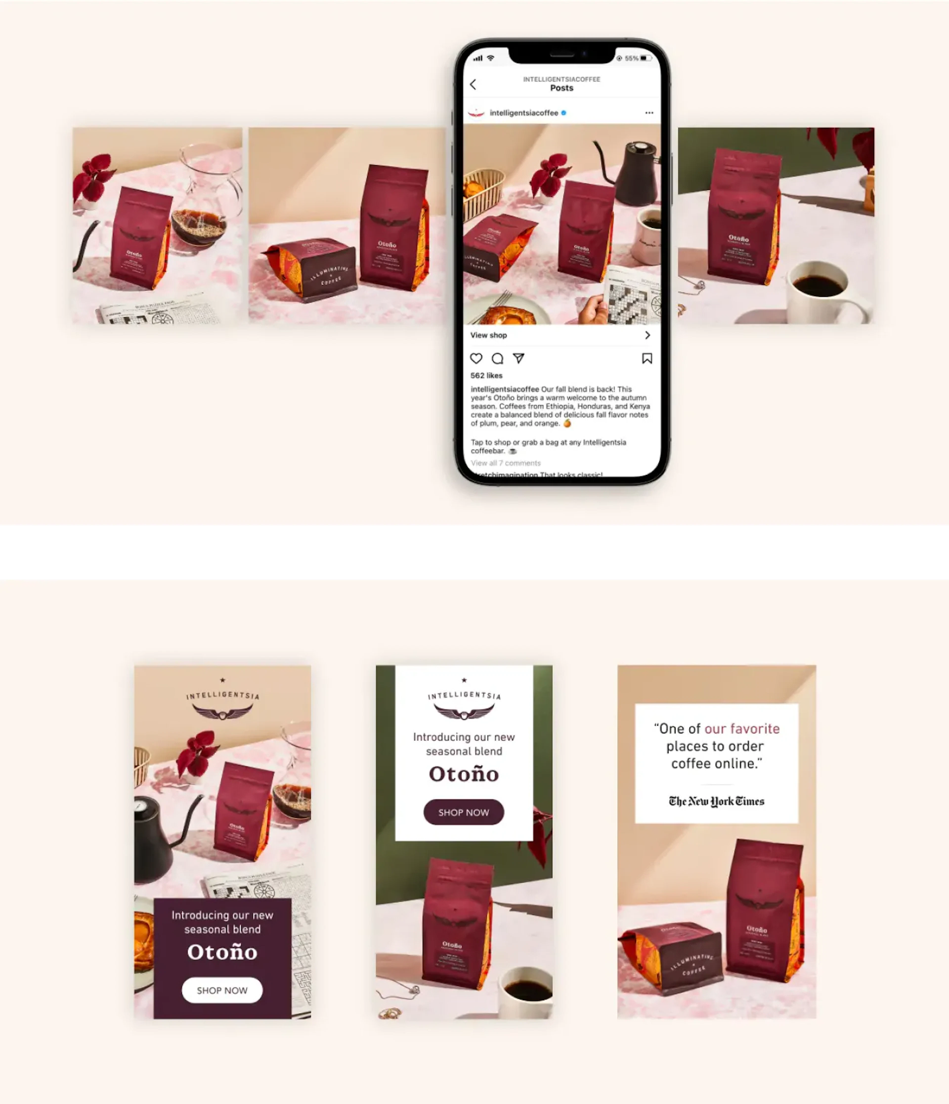 Images of social media designs