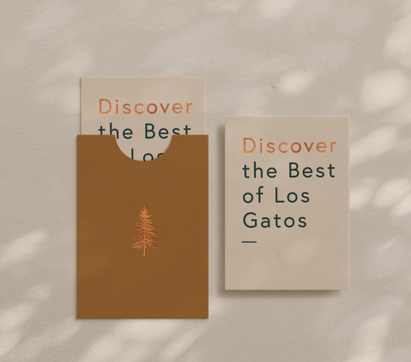 Toll House key card against a neutral beige background