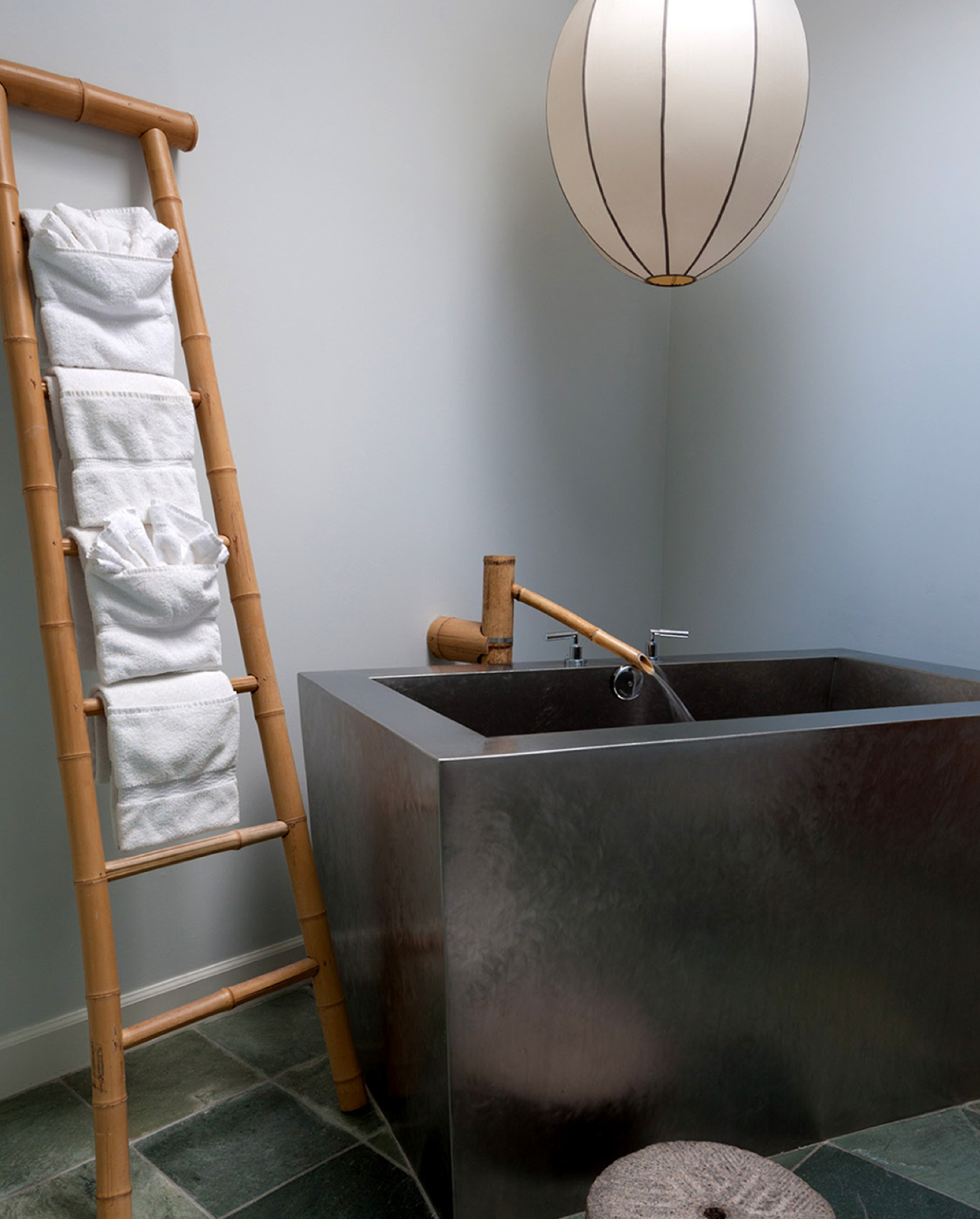 Bathroom with large tub for Gaige House + Ryokan