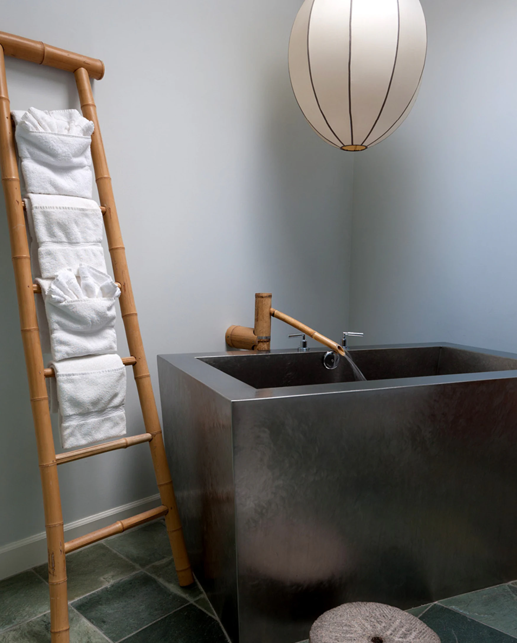 Bathroom with large tub for Gaige House + Ryokan