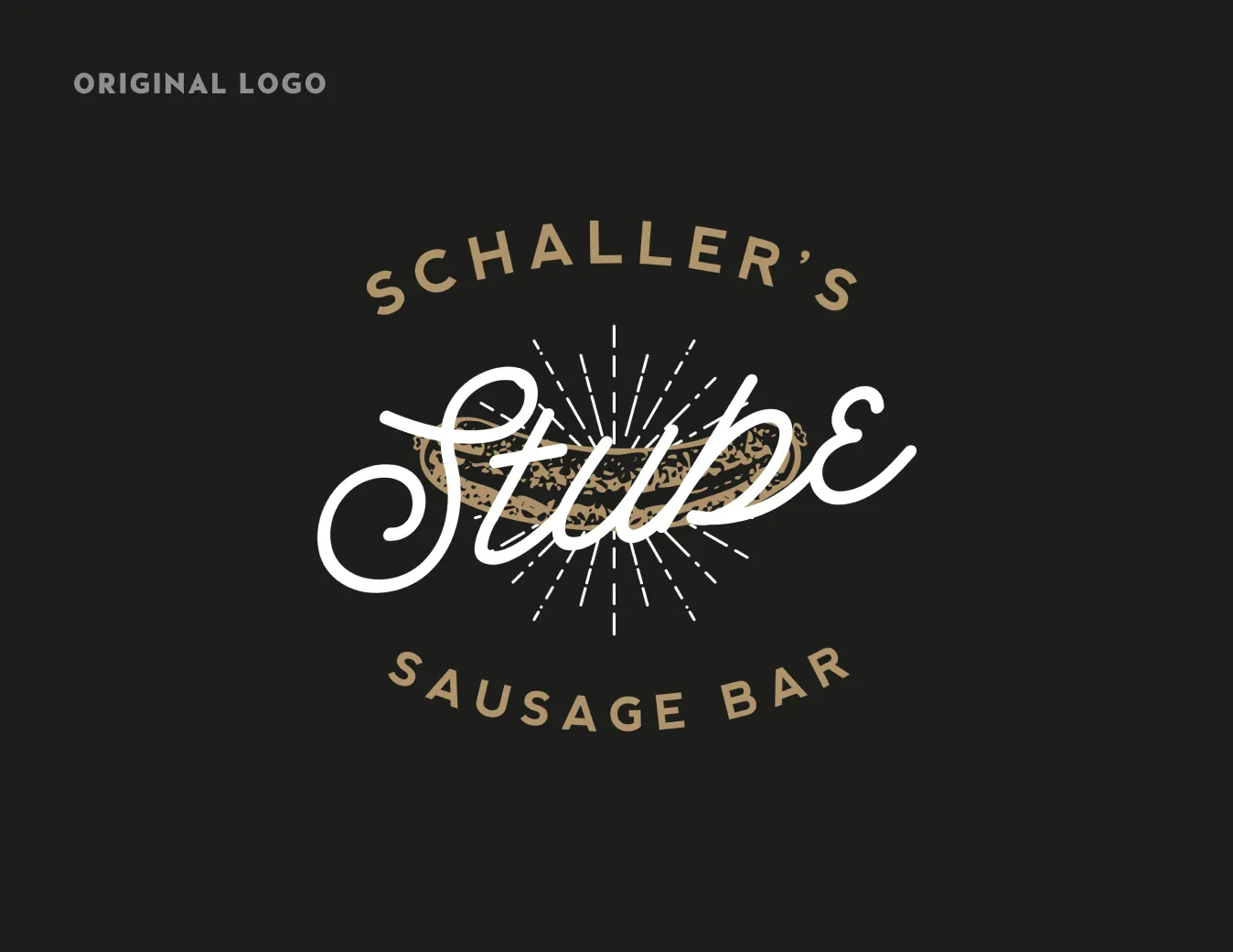 Schaller's Stube original wordmark logo