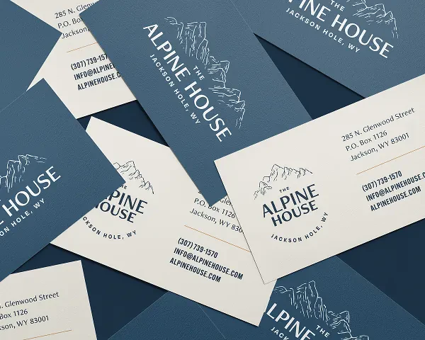 Stack of business cards