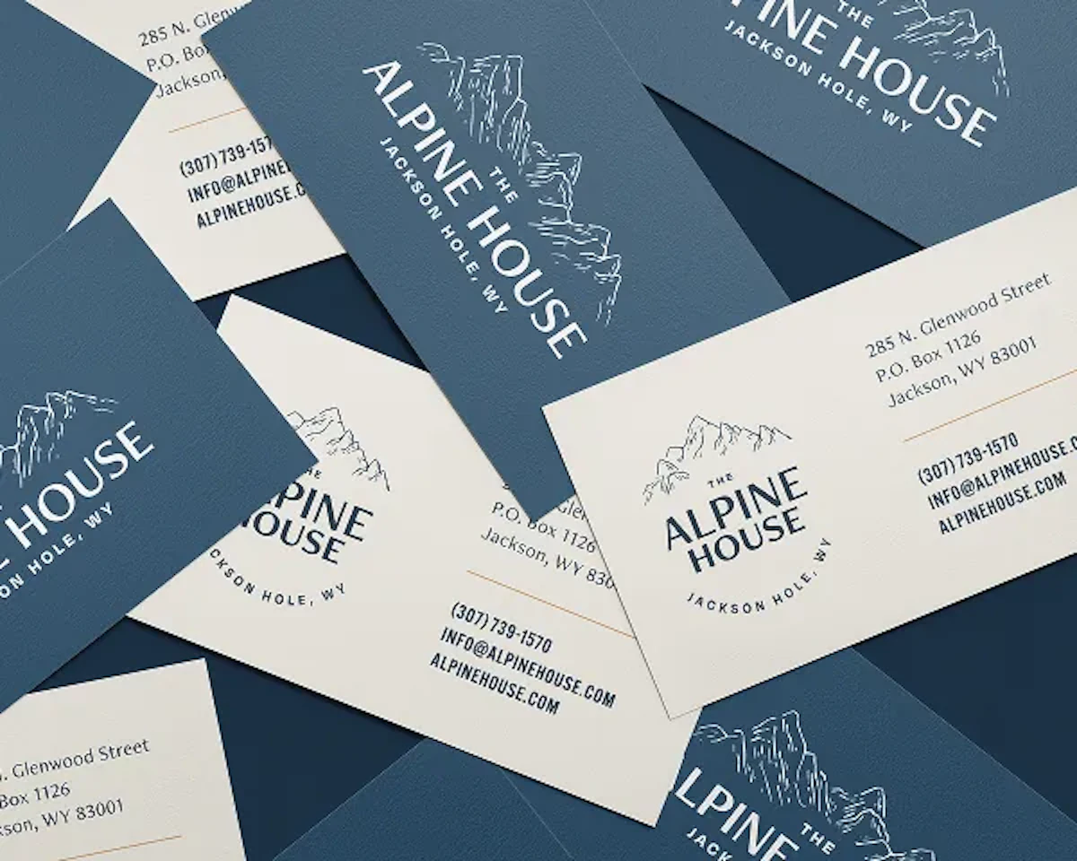 Stack of business cards